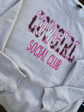 Load image into Gallery viewer, Cowgirl Social Club Appliqué Crewneck