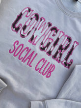 Load image into Gallery viewer, Cowgirl Social Club Appliqué Crewneck