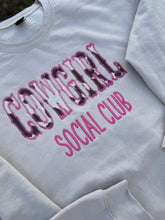Load image into Gallery viewer, Cowgirl Social Club Appliqué Crewneck