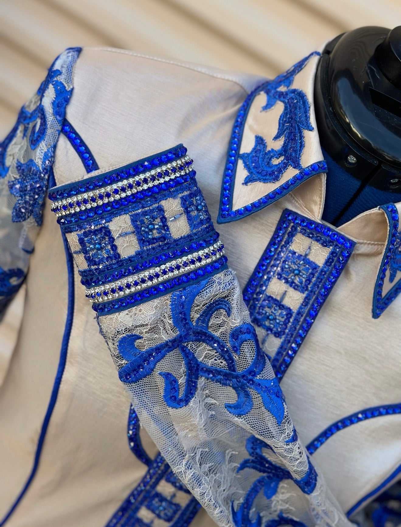 Cobalt and Nude Day Shirt