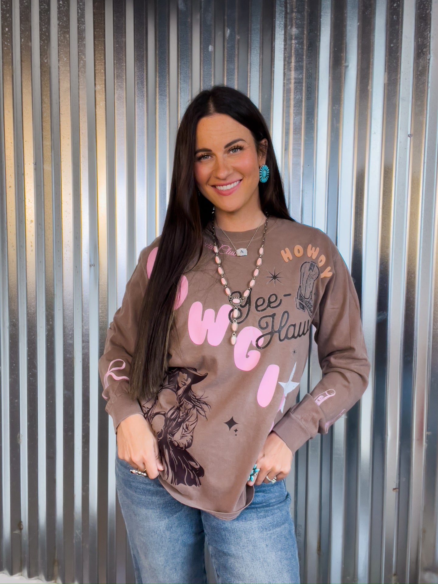 Cowgirl Social Club Long Sleeve Tee