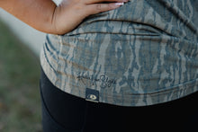 Load image into Gallery viewer, KVS Cowgirl Social Club Mossy Oak Tee
