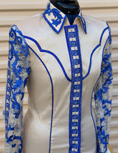 Load image into Gallery viewer, Cobalt and Nude Day Shirt
