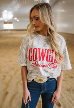 Load image into Gallery viewer, DEANNA X Unbridled Couture Cowgirl Social Club Camo T-Shirt
