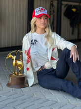 Load image into Gallery viewer, Die Hard Cowgirl Hooded Zip-Up Jacket
