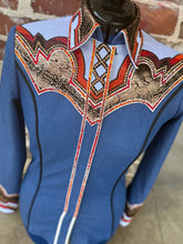 Load image into Gallery viewer, Denim Showgirl Day Shirt
